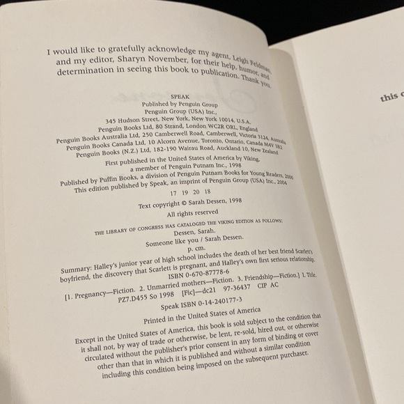 Someone Like You by Sarah Dessen - Paperback Novel - Picture 5 of 8